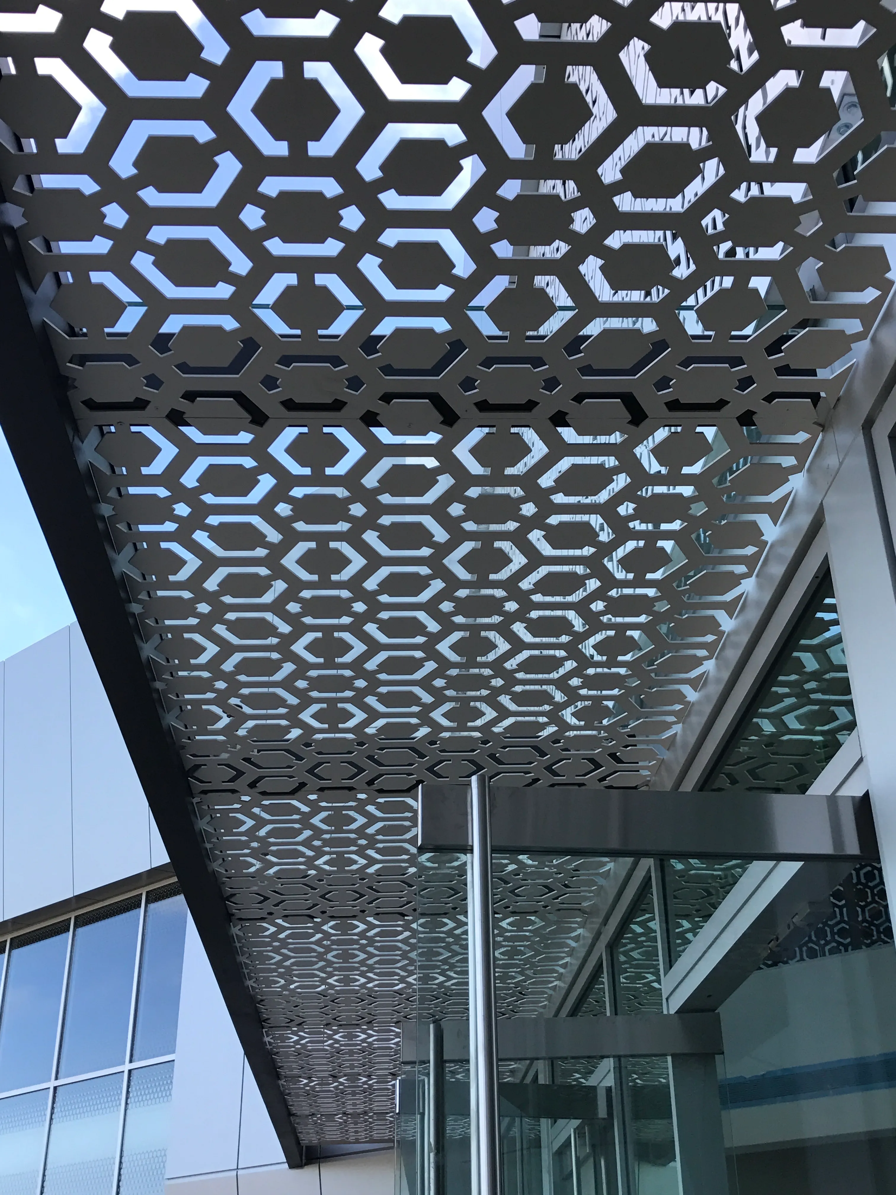 Junction Avenue laser-cut architectural cladding panels, second view